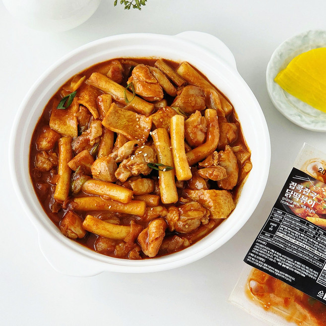 집콕집국 닭떡볶이 즉석조리 간편식 밀키트, 250g, 5개