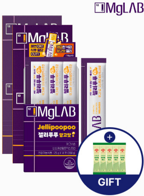 편안활효소5포 마그랩 젤리푸푸 쾌변OK 식후혈당CUT 마그네슘 난소화성말토트린 14포 3개, 1개, 1정