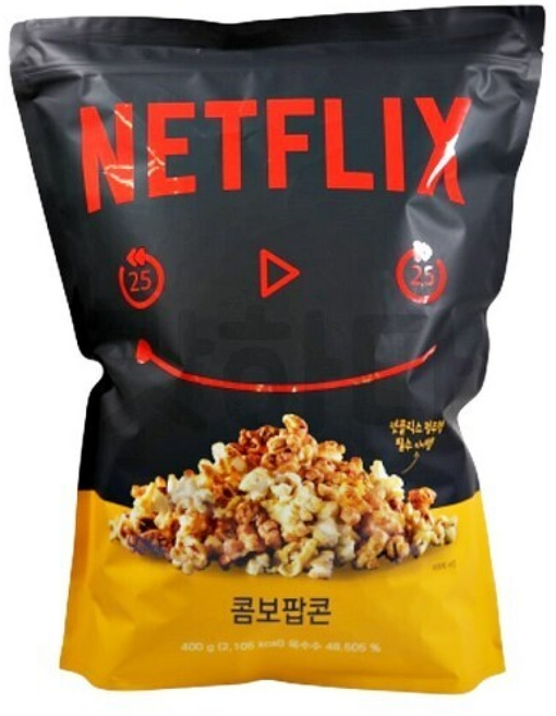 대용량 넷플릭스 카라멜 콤보팝콘 400g 영화관 팝콘, 1개