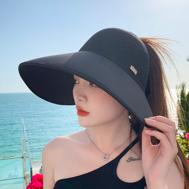 Eclatte 자외선차단 여성 와이드 썬캡