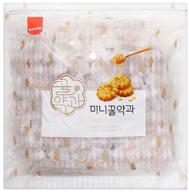 미니 꿀약과 1kg 옛날과자, 3개