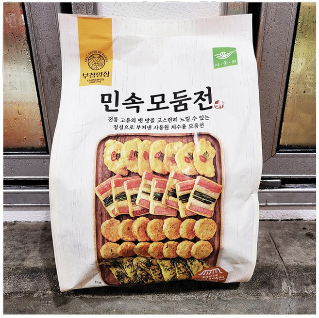 코스트코 사옹원 민속 모둠전 고기완자 오미산적 동태전 깻잎전, 1개, 1.102kg