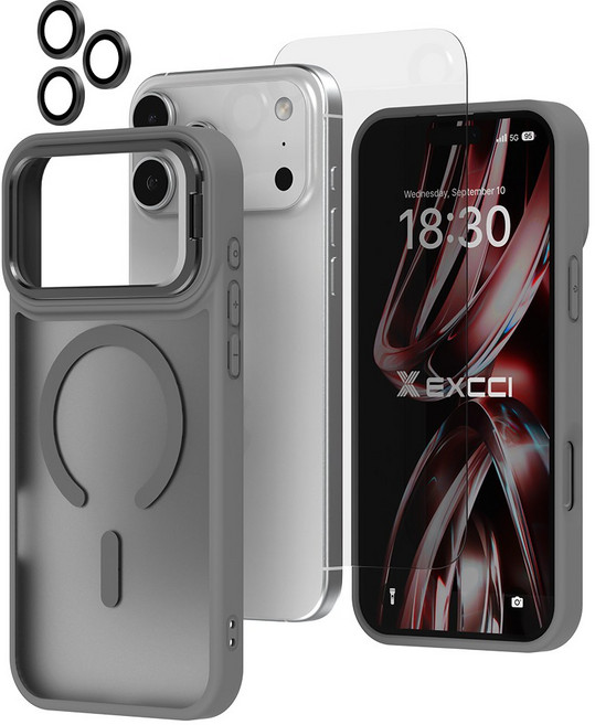 엑씨 아이폰17 프로 맥스 매트 스탠드 맥세이프 호환 올인원 패키지