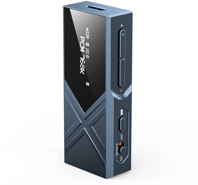 고해상도 휴대용 USB DAC 헤드폰 앰프 FiiO KA17 듀얼 ES9069Q PCM768 DSD512 3.5/4.4mm 밸런스드 출력, 03 Blue