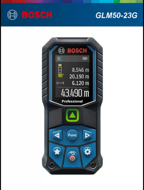 Bosch 녹색 거리 측정기 GLM 50-27CG 50-23G 고정밀 측정 도구 거리 측정기 Bluetooth 줄자, [02] 50-23G