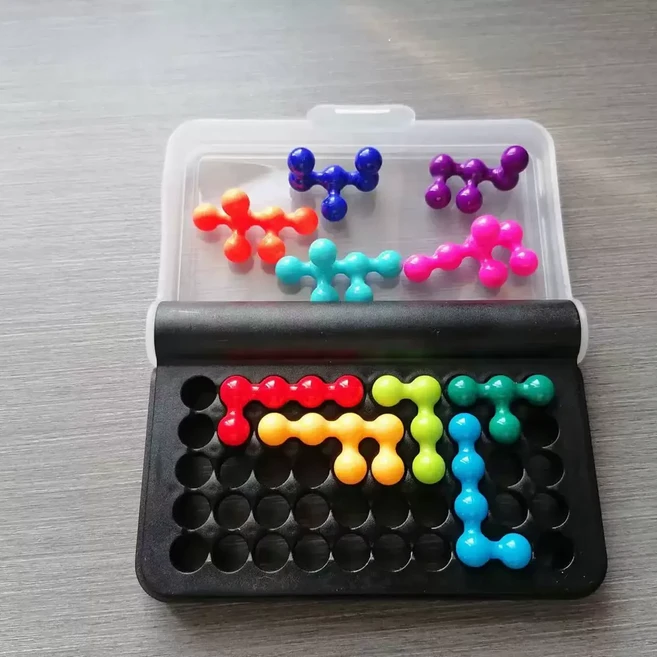 IQ PUZZLER 智力益智玩具 兒童桌遊, 升級款3D立體魔珠闖關, 1
