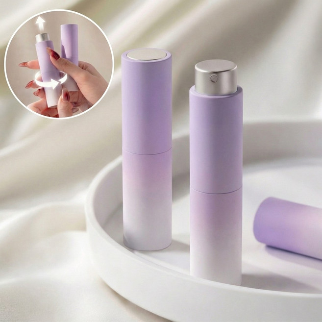 레이너리 휴대용 미니 향수 소분 공병 용기 향수병, 1개, 바이올렛