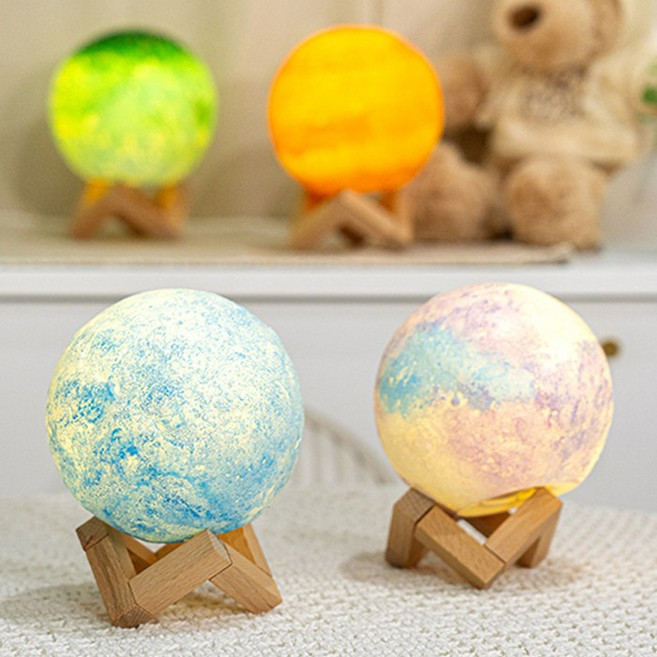 민화샵 달 무드등 만들기 diy 조명 수면등 인테리어소품, 1개