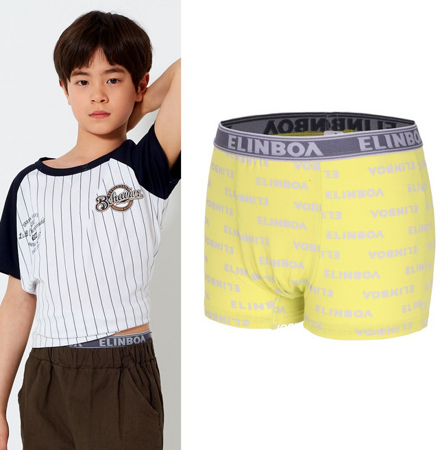 엘인보아 [엘인보아] 주니어 기능성 냉감 드로즈 팬티_로고 3종 택1 속옷/잠옷>>남아 팬티