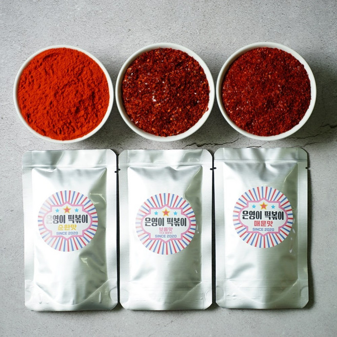 은영이떡볶이 소스 분말 가루 떡볶이 양념(순한맛 보통맛 매운맛 더매운맛 짜장 로제 만능), 3_은영이 분말시즈닝 70g(매운맛/2인분양), 1개, 70g
