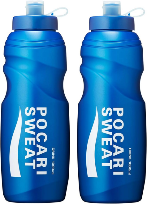 포카리스웨트 스퀴즈 물병 하이큐 스포츠물병 1L, 2개