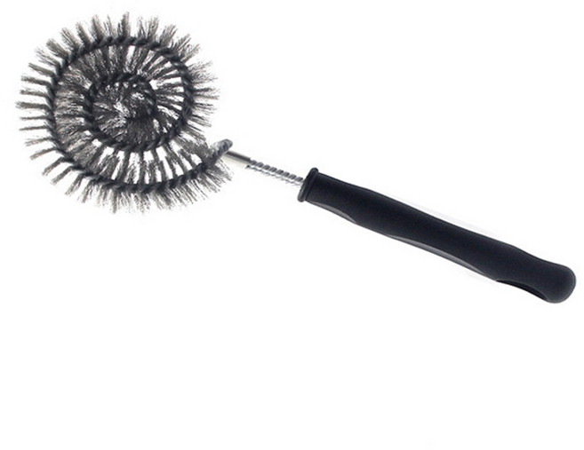 아띠꼴로 캠핑 바베큐 그릴 브러쉬 석쇠 불판 청소솔 고기판 수세미, 1개