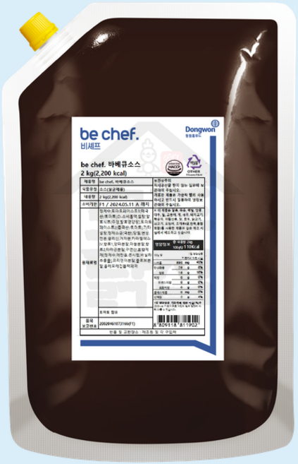 비셰프 바베큐소스, 2kg, 1개