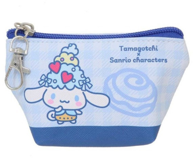 산리오 다마고치 시나모롤x모리리치 동전지갑 삼각 미니 파우치