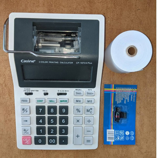 Casine CP-1672A Plus 雙色打印計算機, 1個