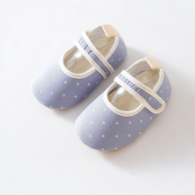 Annie童鞋 圓點風寶寶地板鞋 防滑學步軟底鞋
