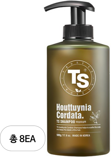TS 어성초 탈모샴푸, 500g, 8개