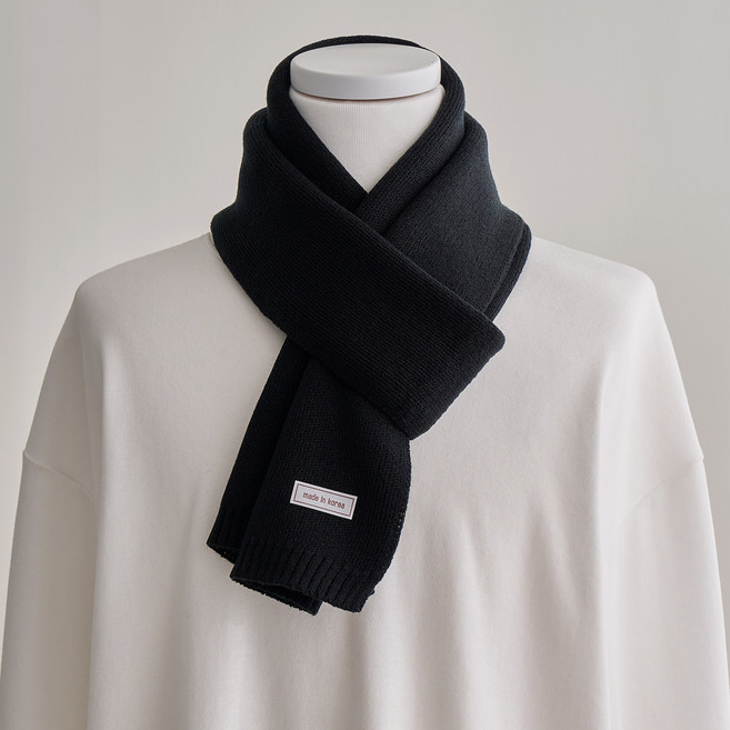 더베이직샵 남녀공용 부드러운 캐시라이크 울 베이직 목도리 11컬러