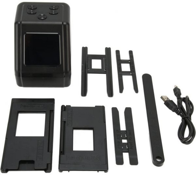 Gearwell 슬라이드 스캐너 22MP 필름 컨버터 2.0인치 LCD 화면 포함 135 126 110 네거티브 및 사진 디지털화