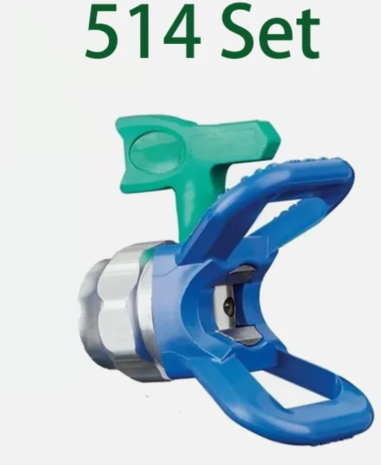 LP 세트 에어리스 팁 티타늄 와그너 에어리스 페인트 스프레이용 저압 7 8 깍지 가드 깍지 1-5 시리즈, 08 514 Set