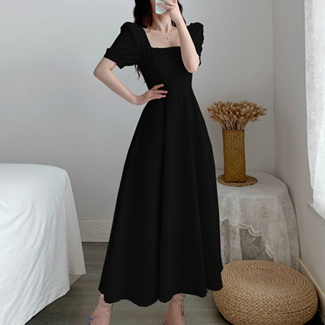 [순이야] C.여성 바캉스 휴가룩 나시 랩 롱원피스