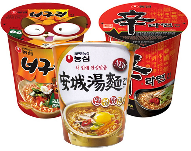 농심 소컵 너구리x6컵+신라면x6컵+안성탕면x6컵, 18개