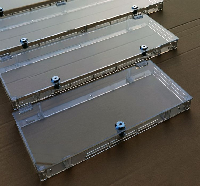 에어컨 스위치 잠금 보호 온도조절 커버 덮개 케이스 아크릴 투명 패널, 3단 이상 범용 열쇠, 1개