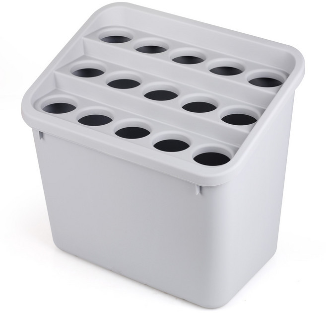 학교 식당 업소 우산꽂이 우산함 15구, 그레이, 1개