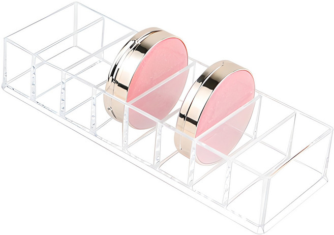 MEO 아크릴 색조 화장품 정리함 슬림형, 1개