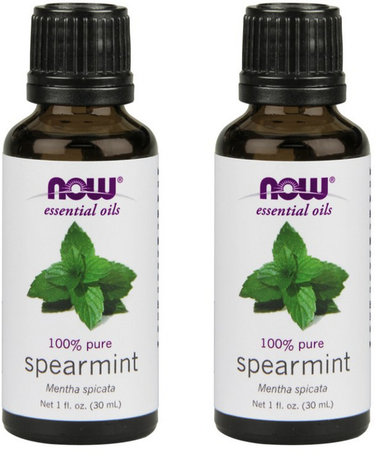 나우푸드 퓨어 에센셜 아로마오일 Spearmint 일반오일, 2개, 30ml