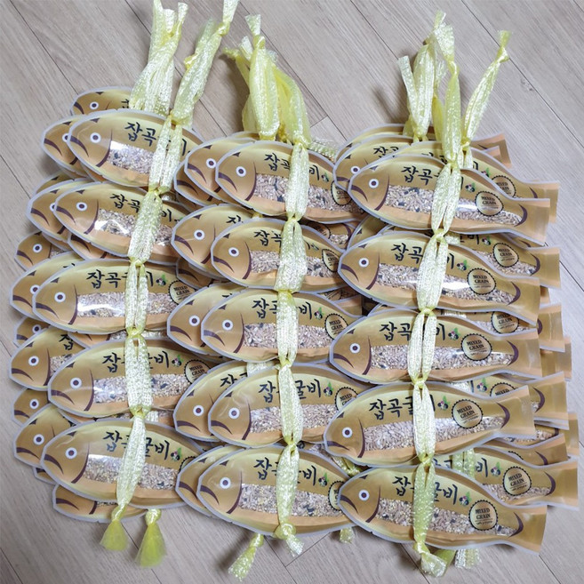 엮은 잡곡굴비 4마리(1줄)/어린이집 행사/명절선물, 1수량, 120mg