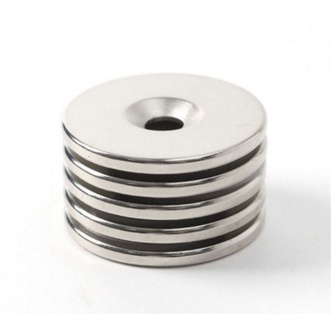 쇼픽스 30*3 네오디움 원형사라자석 30mm x 3mm, 10개, 실버