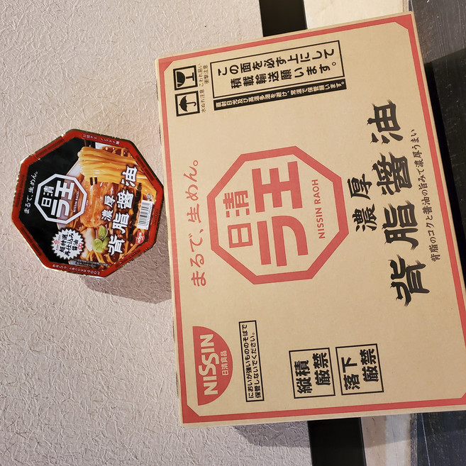 닛신 라오 진한 돼지기름 쇼유 113g, 12개