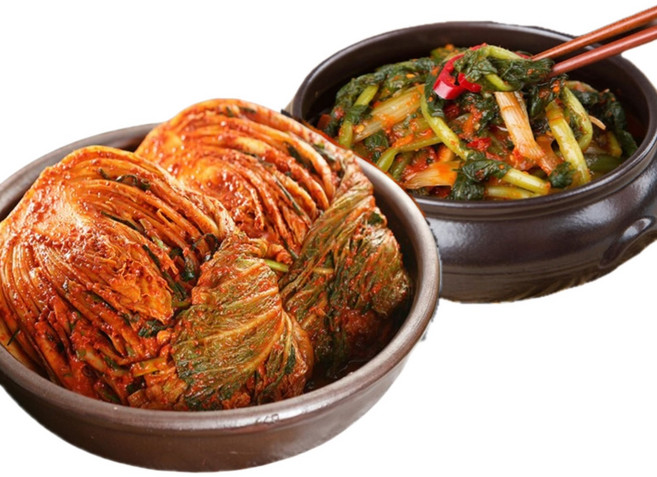 [제주 용암해수] 보쌈김치 1kg + 열무김치 1kg (국내산 100%), 1개