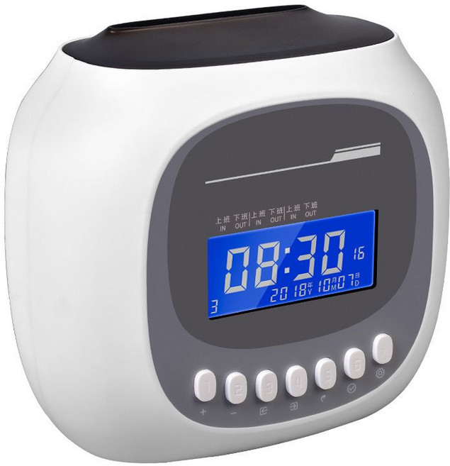 KM999 微電腦打卡鐘/考勤機, 1個, 白色標準型