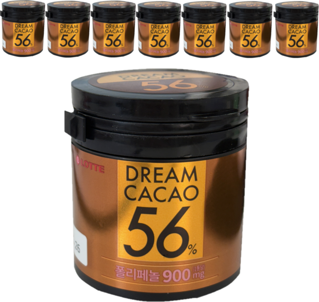 드림카카오 56% 초콜릿, 86g, 8개