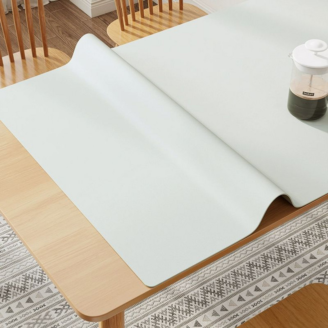 대형 실리콘 매트 유리대용 식탁 책상, 1개, 90x180cm, 도브그레이