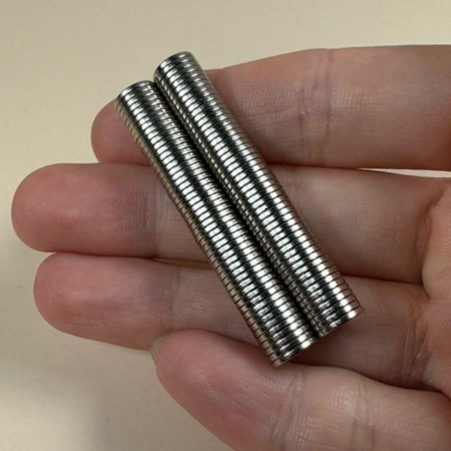 D8*1T 네오디움 원형자석 ND 지름 8mm x 두께 1mm [니즈], 100개