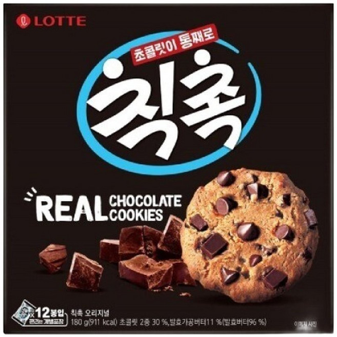 롯데 칙촉 오리지널 180g 12개