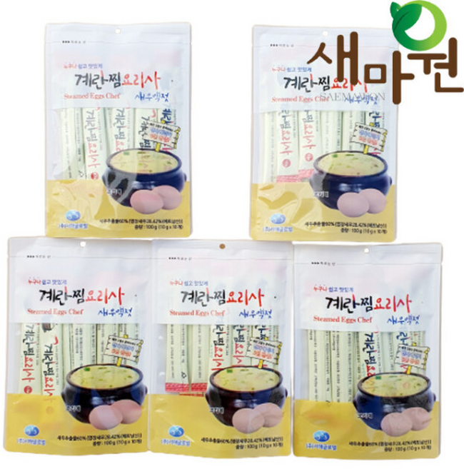 새마원 계란찜 요리사 소스 (-) -, 5개, 10g