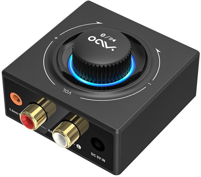 원미 블루투스 5.3 다이얼 타입 무선 오디오 리시버 수신기 1Mii YMOO B06T3