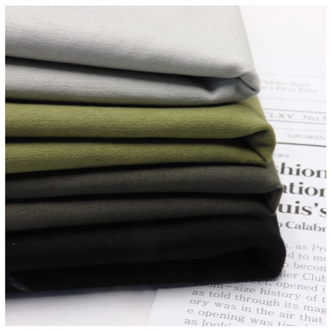 면스판 면트윌 바지원단 20수 4종, 블랙