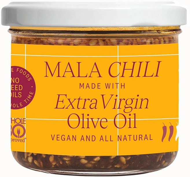 에브리데이 갈릭 칠리 오일 u2013 글루텐 위한 디핑을 4.2온스 소스 핫 대안 EVOO로 비말 씨앗 없음 아시안 스파이시 제작 프리 | 요리, Mala Chili Oil, Pack of 1