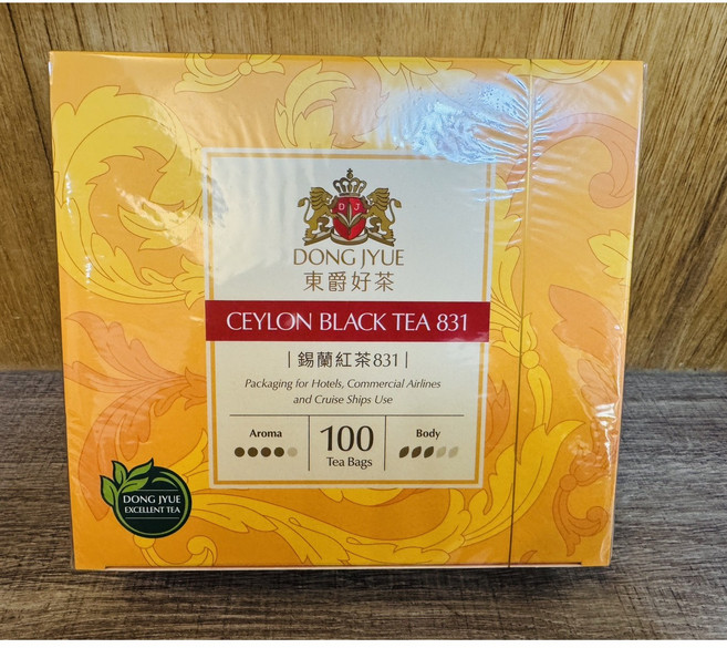 東爵 錫蘭紅茶 831 茶包 100入 2g/包, 1個, 2g, 100個裝