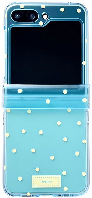 핸드폰케이스 갤럭시 z플립3 z플립4 z플립5 z플립6 z플립7 힌지보호 휴대폰 컬러 도트