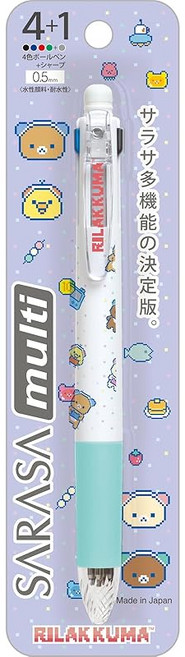산엑스 리락쿠마 게이밍 리락쿠마 사라사 멀티 볼펜 4+1, 상세페이지 참조