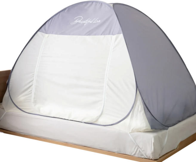 몽땅겟 따따한 원터치 난방텐트 사각 침대