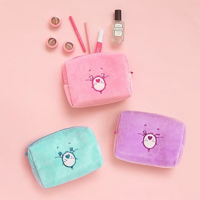KaiStore 韓國大創 DAISO care bears 彩虹熊 化妝包 收納包