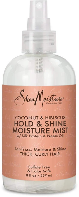 Shea Moisture 코코넛 & 히비스커스 홀드 & 샤인 미스트, 236ml, 1개 - 쿠팡
