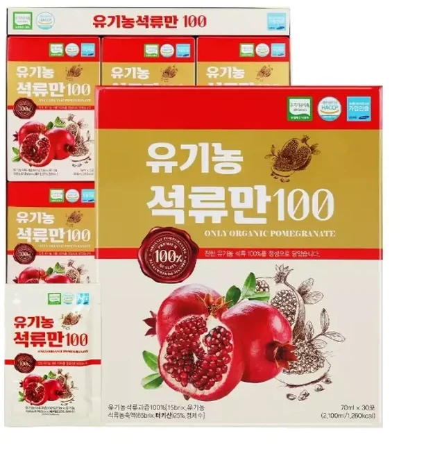석류만 100 x 30포 x 5개, 1개, 70ml